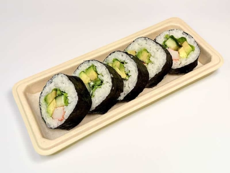 SALADA MAKI: Maki sushi végétarien avec salade fraîche, croquant et sain.